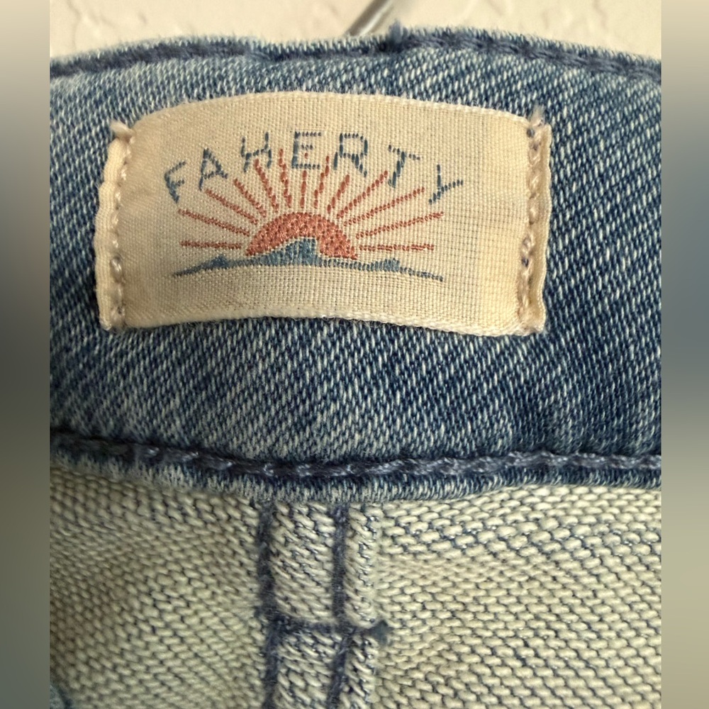 FAHERTY Stretch Terry Patch Pocket Jeans - Light … - image 6